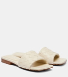 Bottega Veneta Parco Intrecciato leather slides