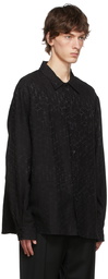 Tom Wood Black Viscose Shirt