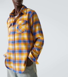 God's True Cashmere Tartan cashmere shirt