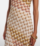 Missoni Halterneck lamé gown