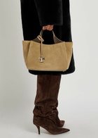Tods Suede top Handle bag - Tan - One Size
