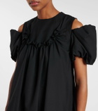 Noir Kei Ninomiya Cutout wool midi dress