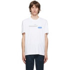 Neil Barrett White Message Graphic T-Shirt