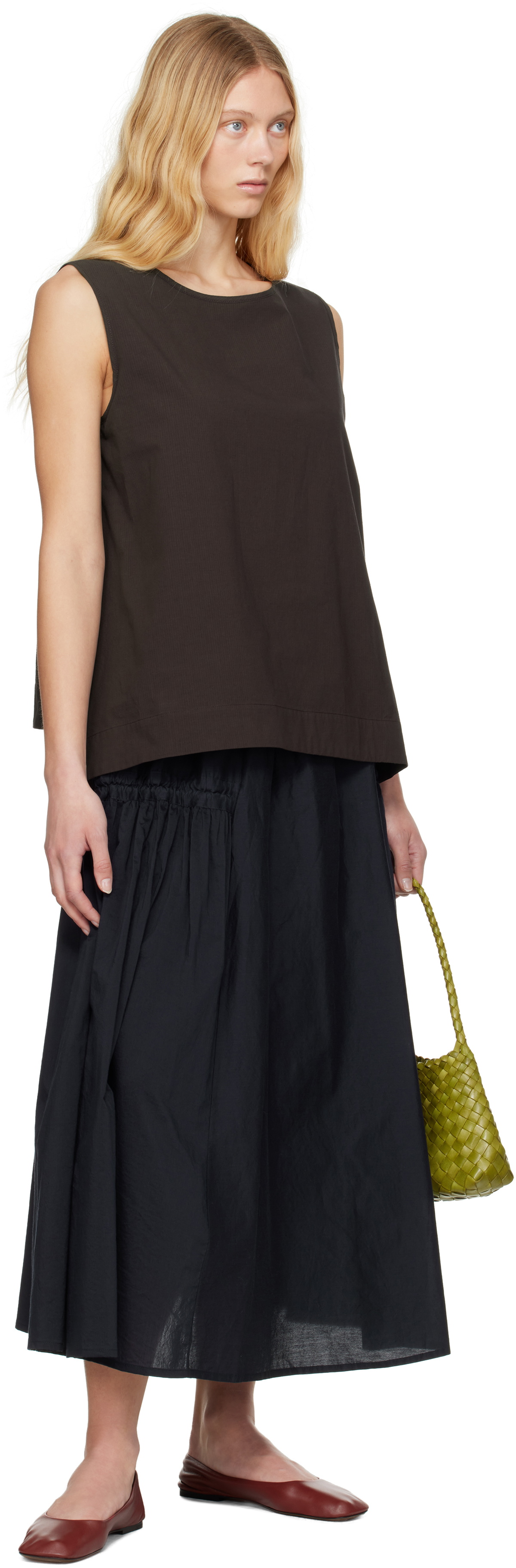 Toogood Brown 'The Basketmaker' Tank Top