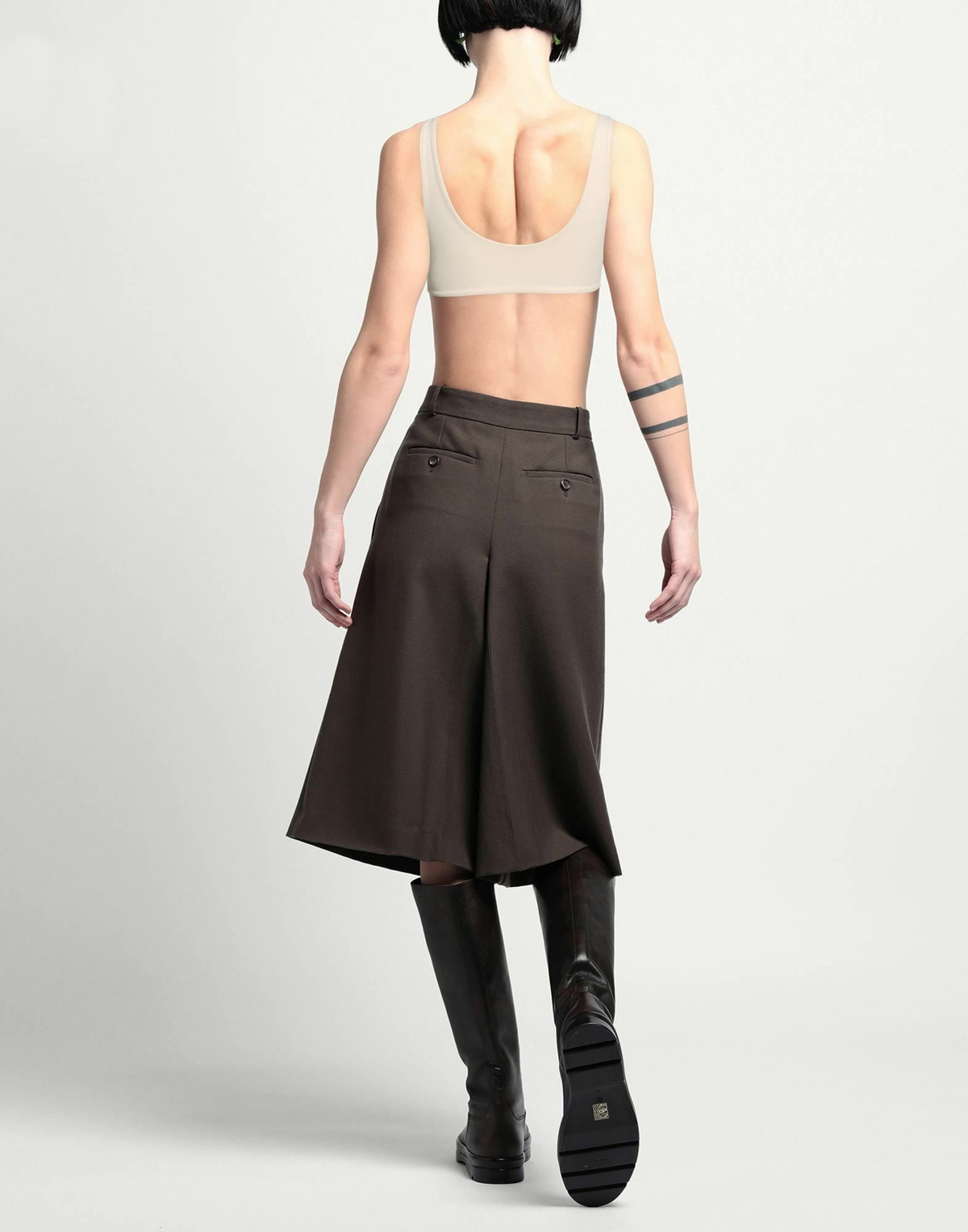 Joah Brown Womens Top in Beige