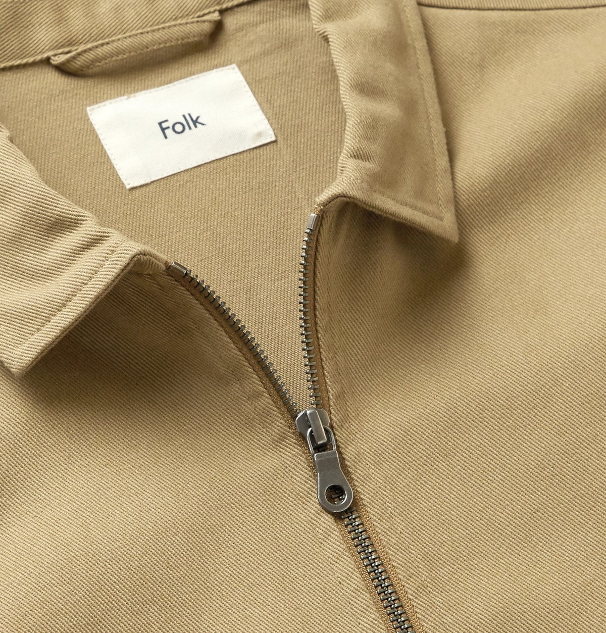 Folk zip through shirt on sale jacket