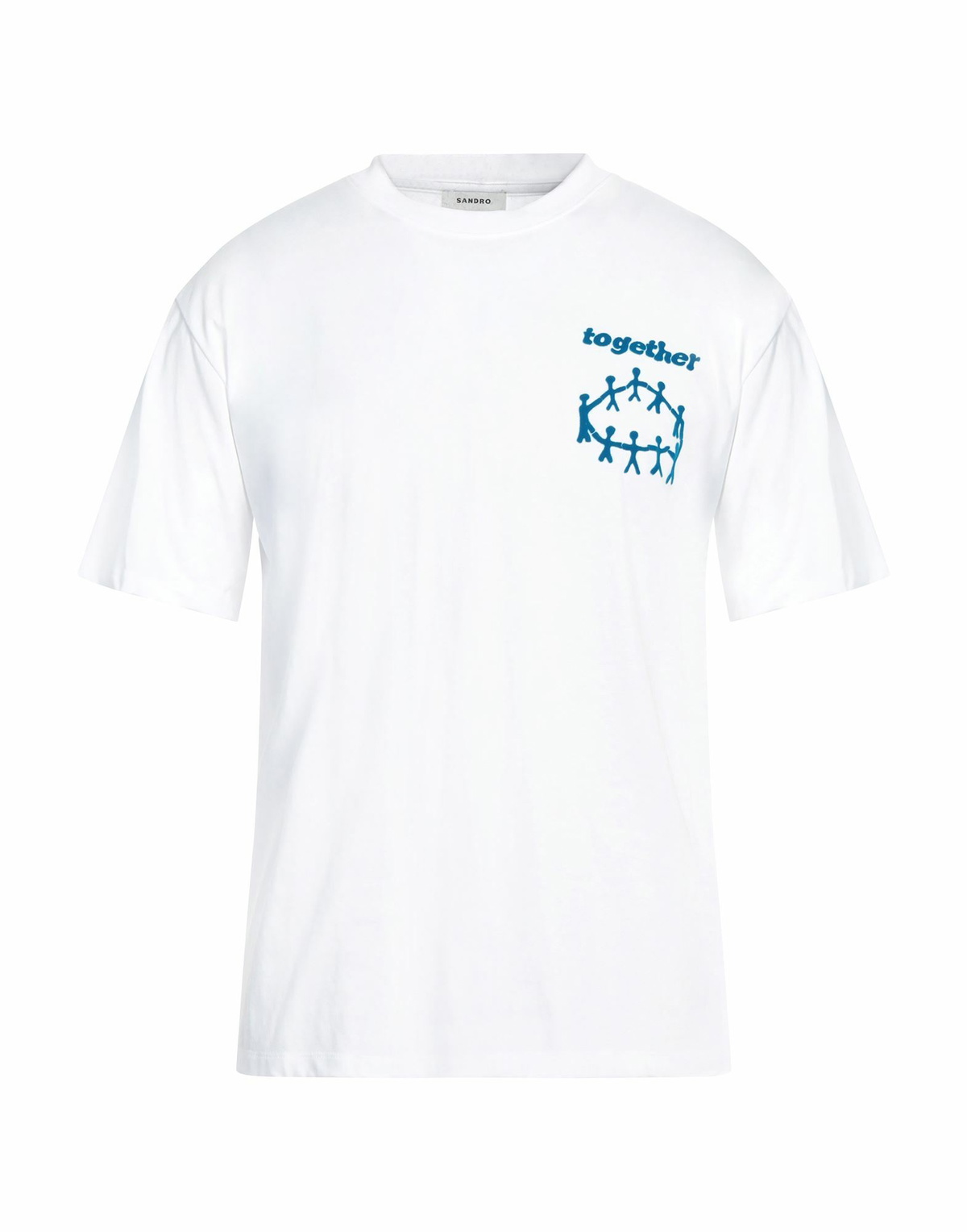 Sandro Mens T-shirt in White
