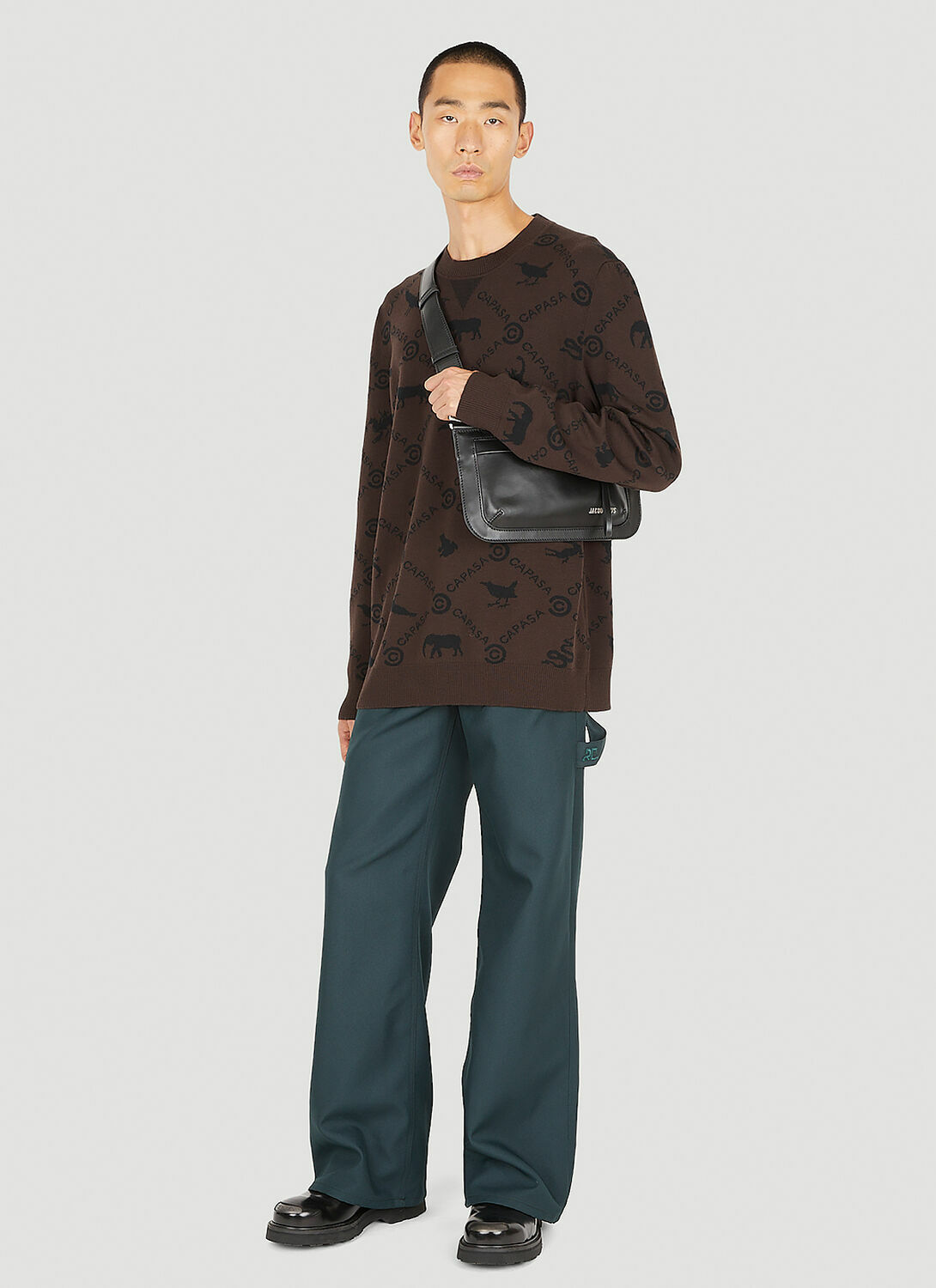 Capasa Milano Jacquard Logo Sweater