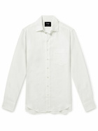 Drake's - Linen-Gauze Shirt - White