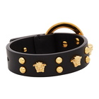 Versace Black Medusa Stud Bracelet