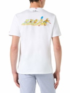 MC2 Saint Barth Man Cotton T-shirt With Simpson Family Print | The Simpson Special Edition