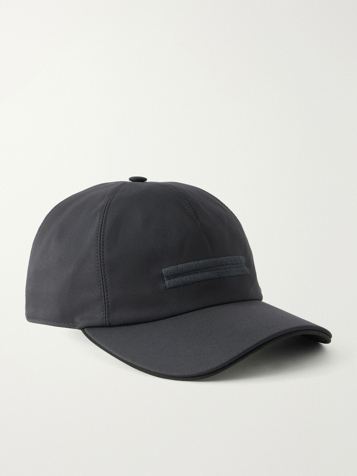 Zegna - Motorin Logo-Embellished Shell Cap - Black
