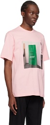 Helmut Lang Pink Photo T-Shirt
