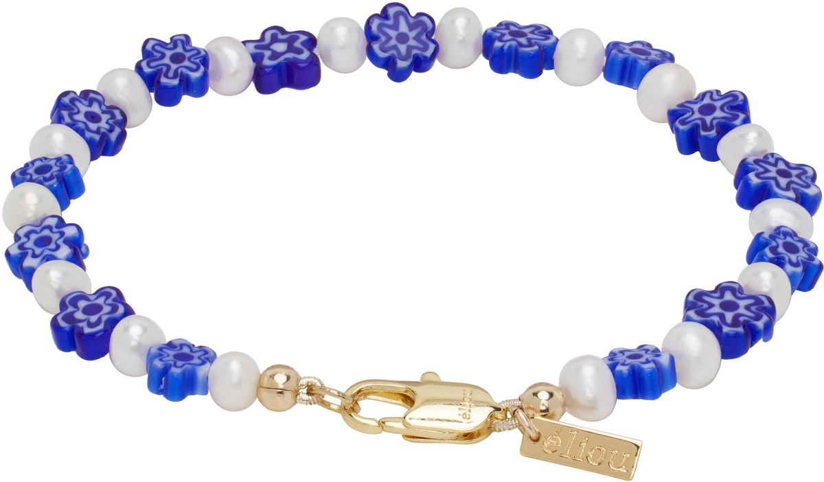 éliou White & Blue Amelia Bracelet