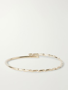 Luis Morais - Thin Drill Hardware 14-Karat Gold and Ruby Bracelet