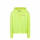 MC2 Saint Barth Fluo Yellow Hoodie With St. Barth Embroidery