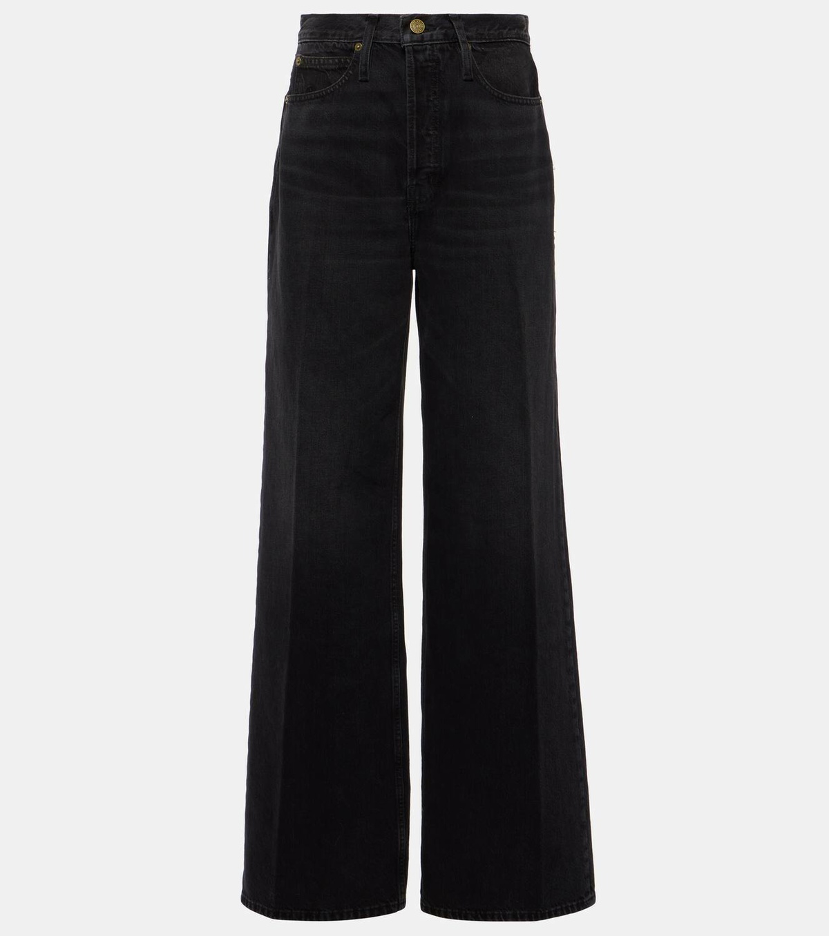 【Frame】 High-riseワイドレッグジーンズ Frame High-rise wide-leg jeans Frame Denim
