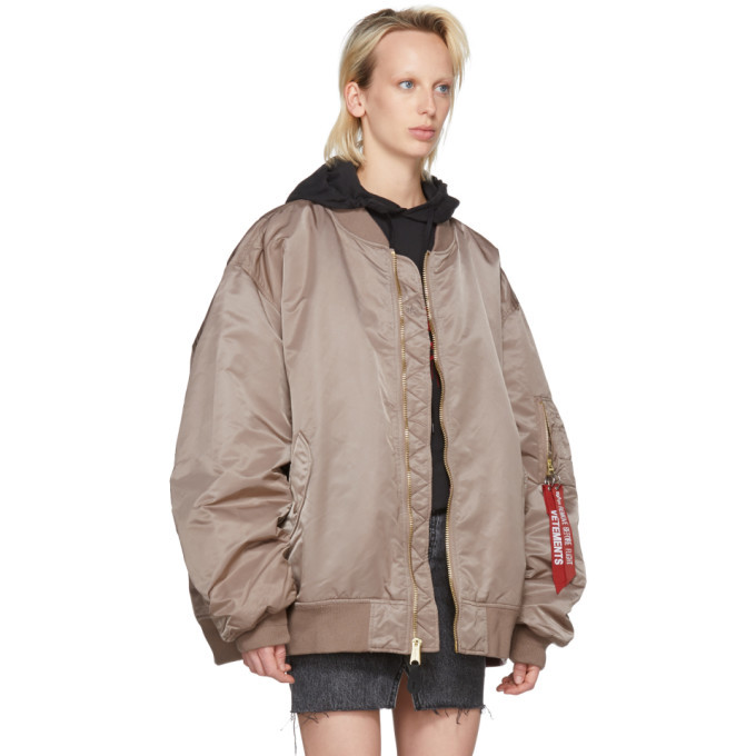Vetements Reversible Pink Alpha Industries Edition Bomber Jacket