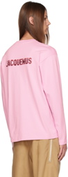 Jacquemus Pink Le Chouchou 'Le T-Shirt Pavane Manche Longues' Long Sleeve T-Shirt