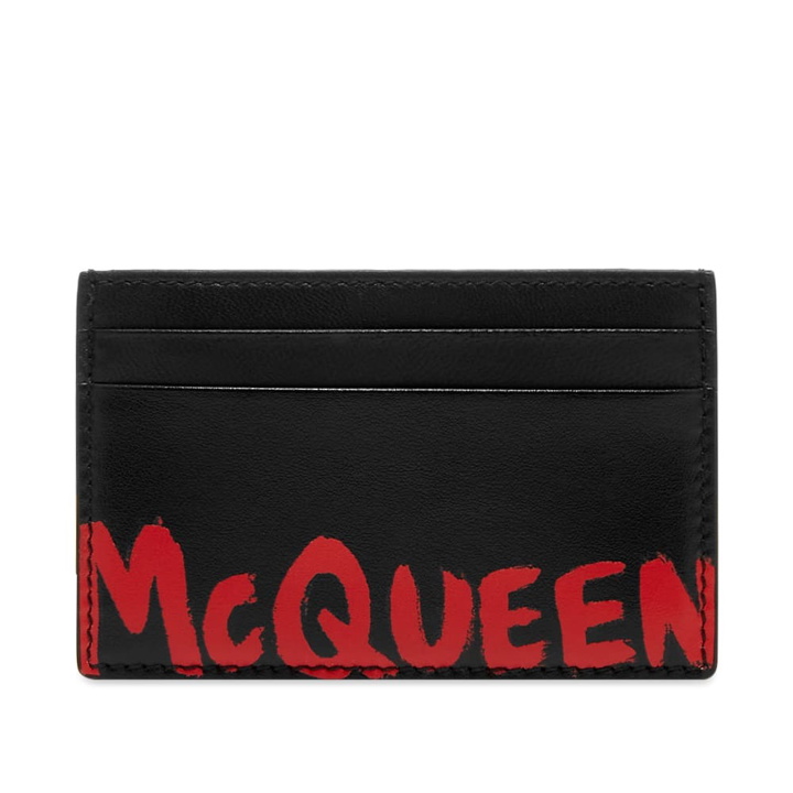 Photo: Alexander McQueen Graffiti Logo Card Holder