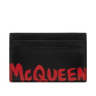 Alexander McQueen Graffiti Logo Card Holder
