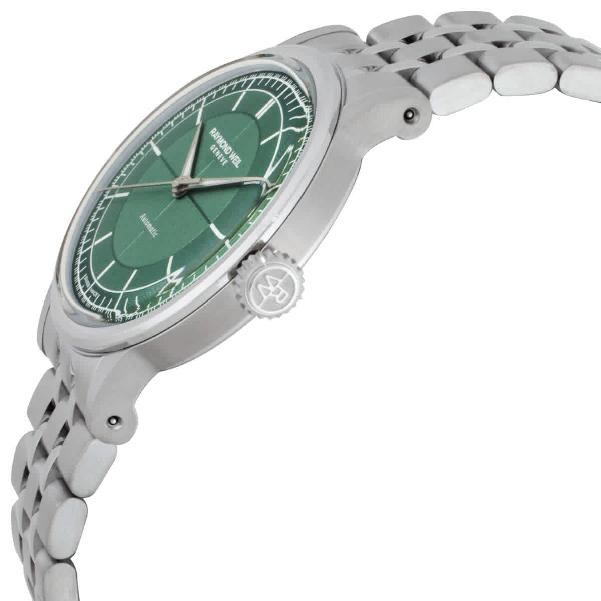 Raymond Weil Millesime Automatic Sage Green Dial Ladies Watch 2125-ST-52011