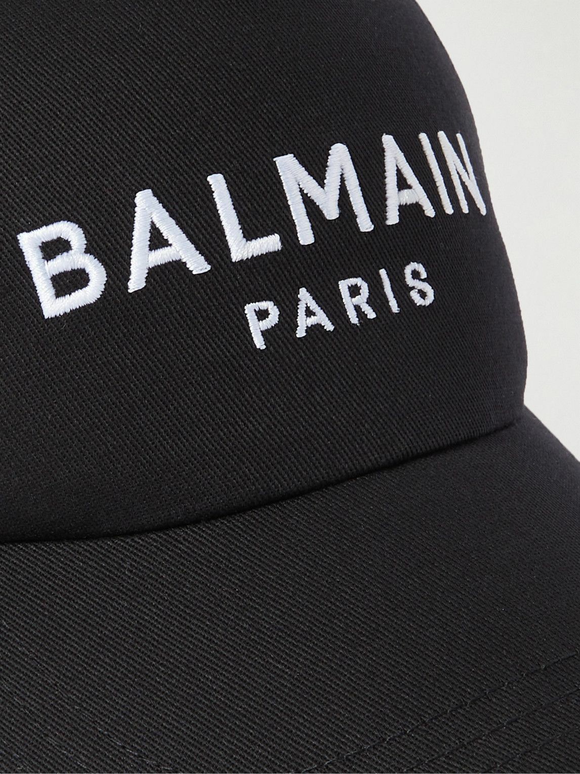 Balmain - Logo-Embroidered Canvas Baseball Cap Balmain