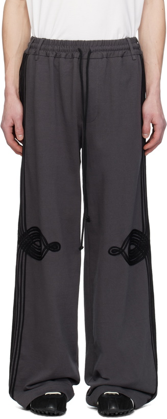 Photo: Song for the Mute Gray 'Appliqué' Relaxed Lounge Pants