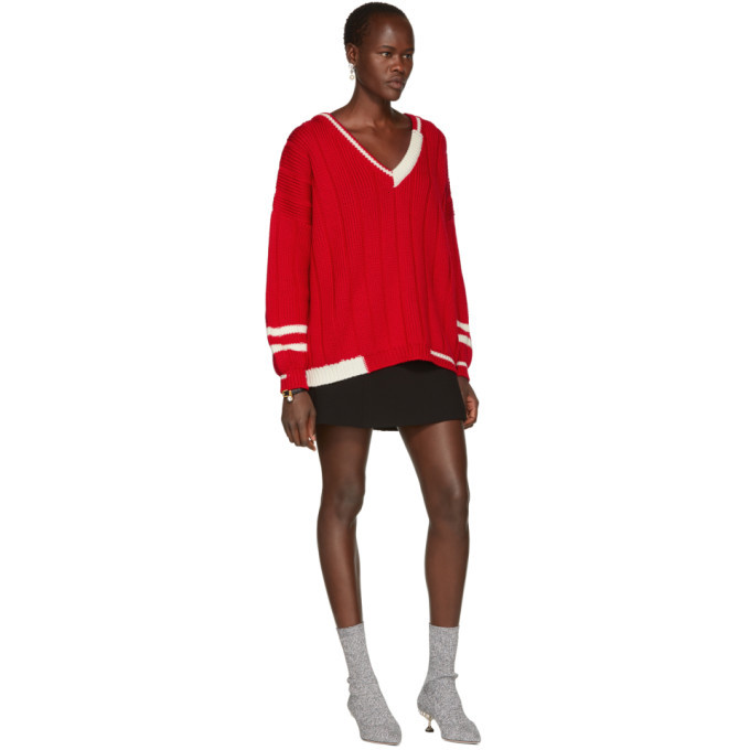 Miu miu red clearance sweater