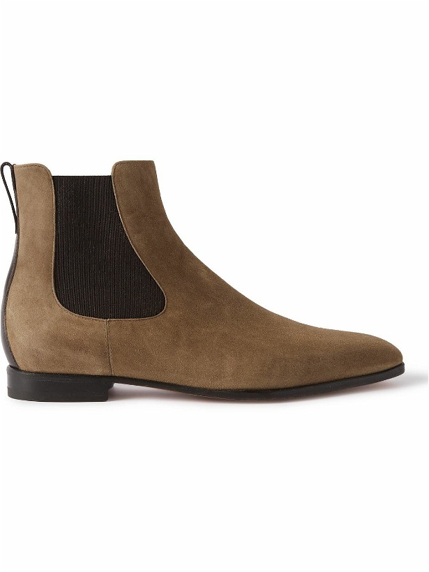 Photo: Berluti - Suede Chelsea Boots - Brown