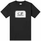 C.P. Company Men's Stitch Logo T-Shirt in Black