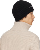 Givenchy Black 'Givenchy' 4G Embroidered Beanie