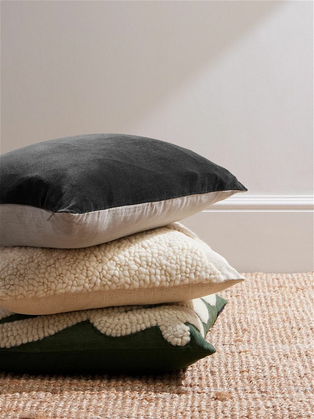 Photo: The Conran Shop - Cotton-Velvet and Linen Down Cushion