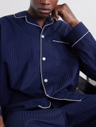 Derek Rose - Royal Printed Cotton-Poplin Pyjama Set - Blue