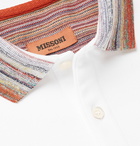 Missoni - Stripe-Trimmed Cotton-Piqué Polo Shirt - White