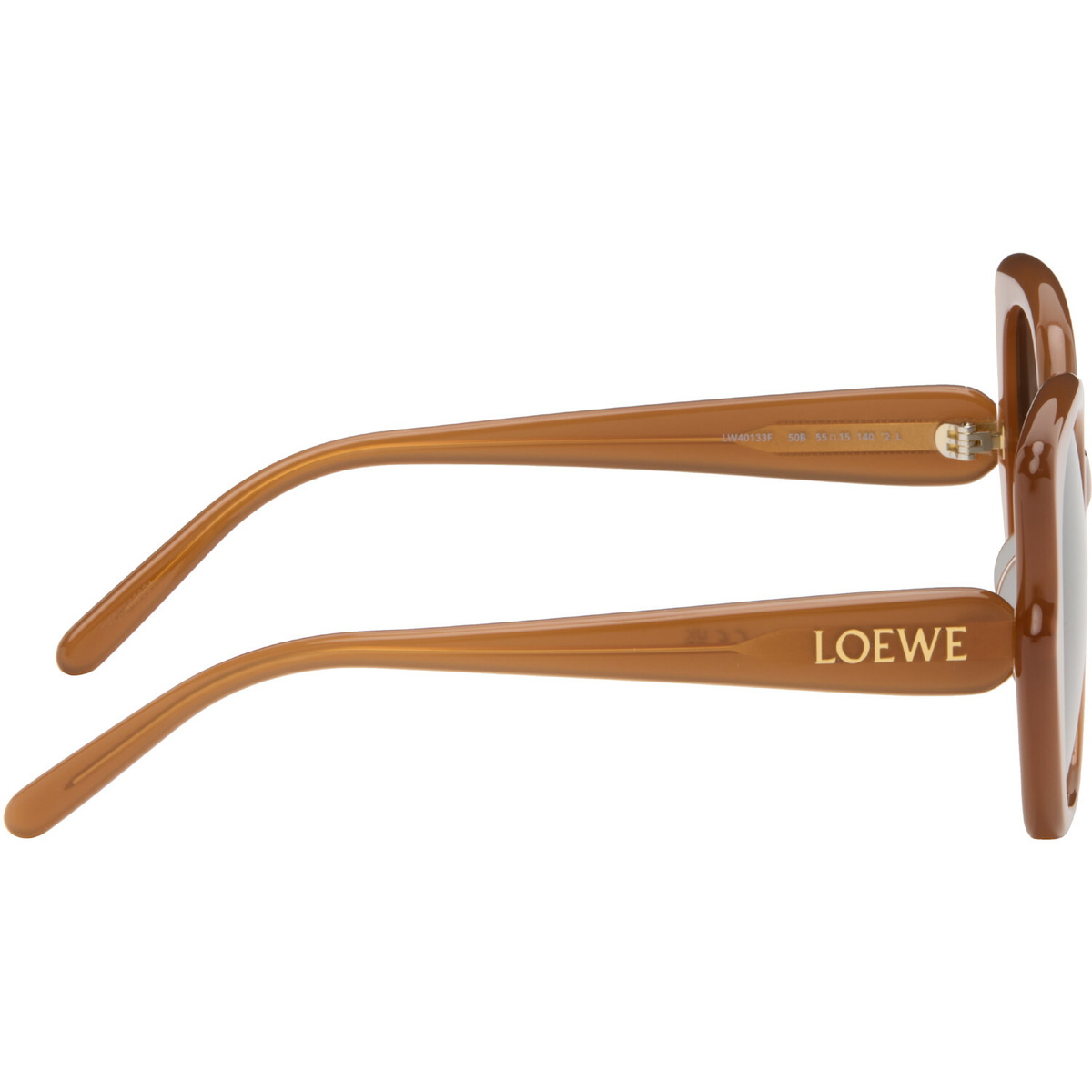 LOEWE Tan Fantasy Slim Sunglasses