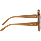 LOEWE Tan Fantasy Slim Sunglasses