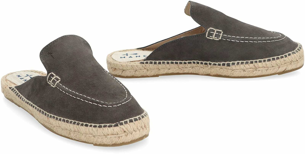 Manebi Leather Espadrilles