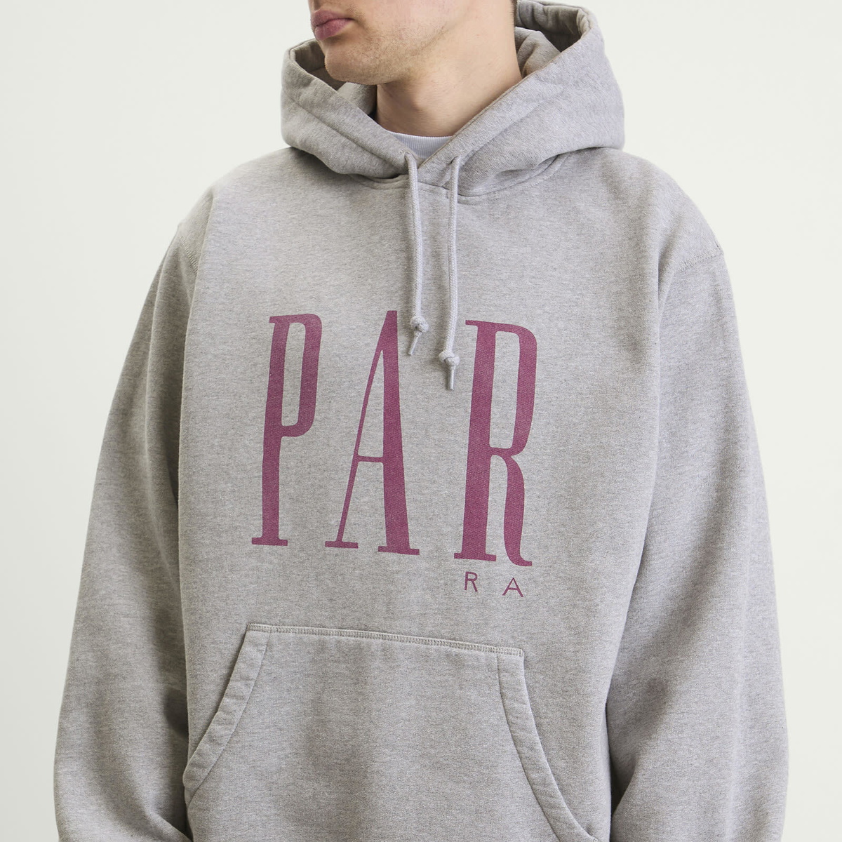 By Parra Men's Gapped Hoodie in Grey