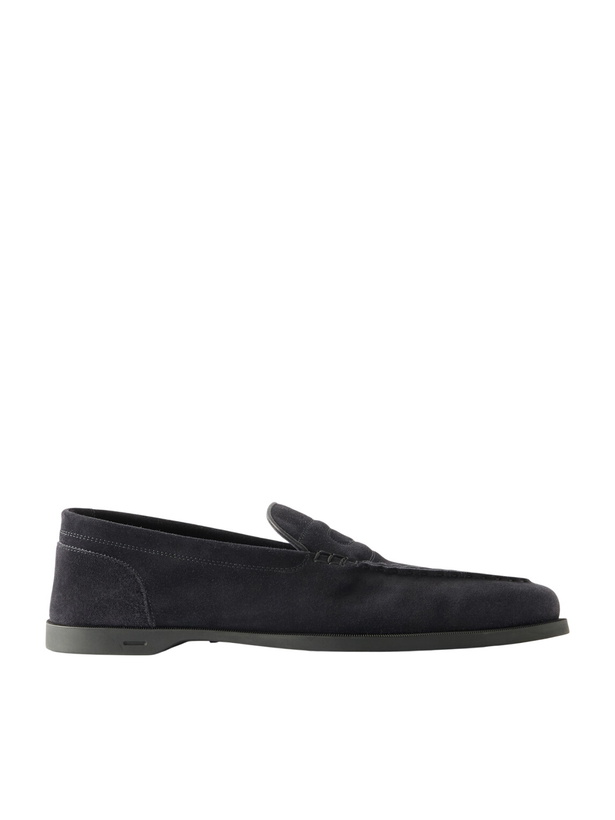 Photo: John Lobb - Pace Suede Loafers - Blue