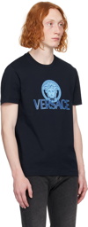 Versace Navy Medusa T-Shirt