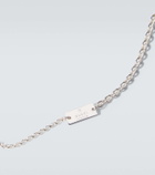 Gucci Trademark sterling silver pendant necklace