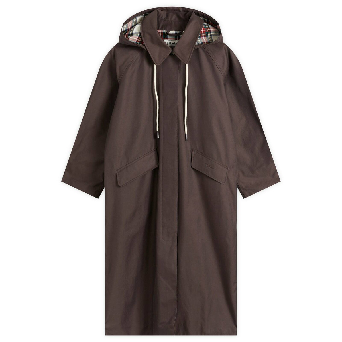 Barbour Women's x Alexa Chung Hooded Trench Coat in Bitter