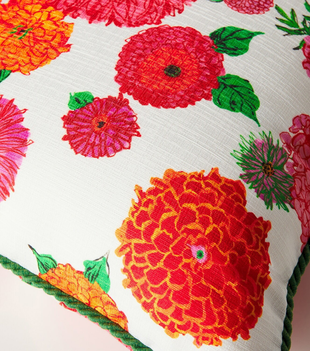 La DoubleJ Bright Blooms floral cushion