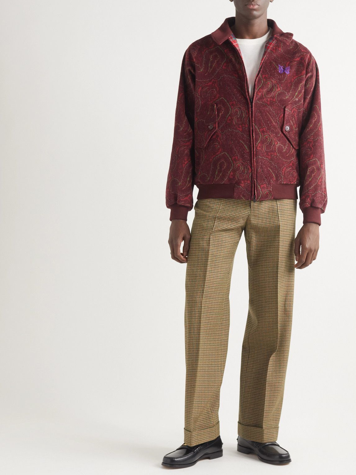 PAISLEY PRINT CORDUROY JACKET