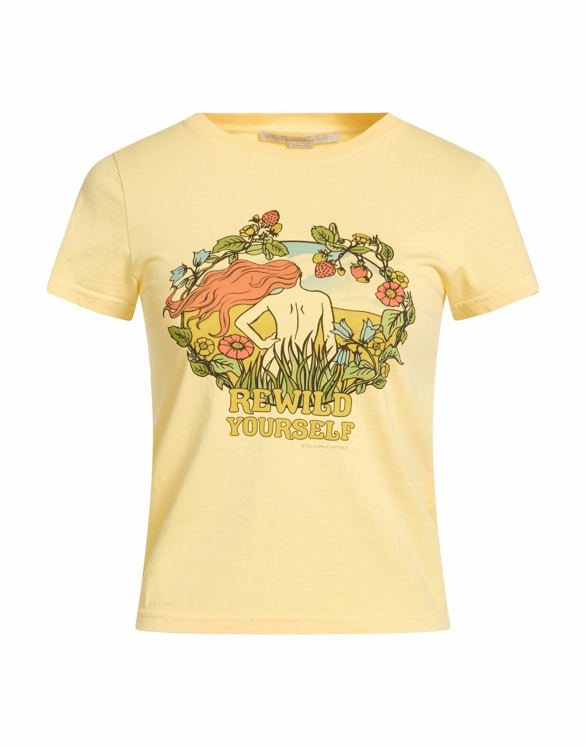 Stella Mccartney Womens T-shirt in Yellow