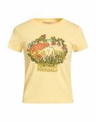 Stella Mccartney Womens T-shirt in Yellow