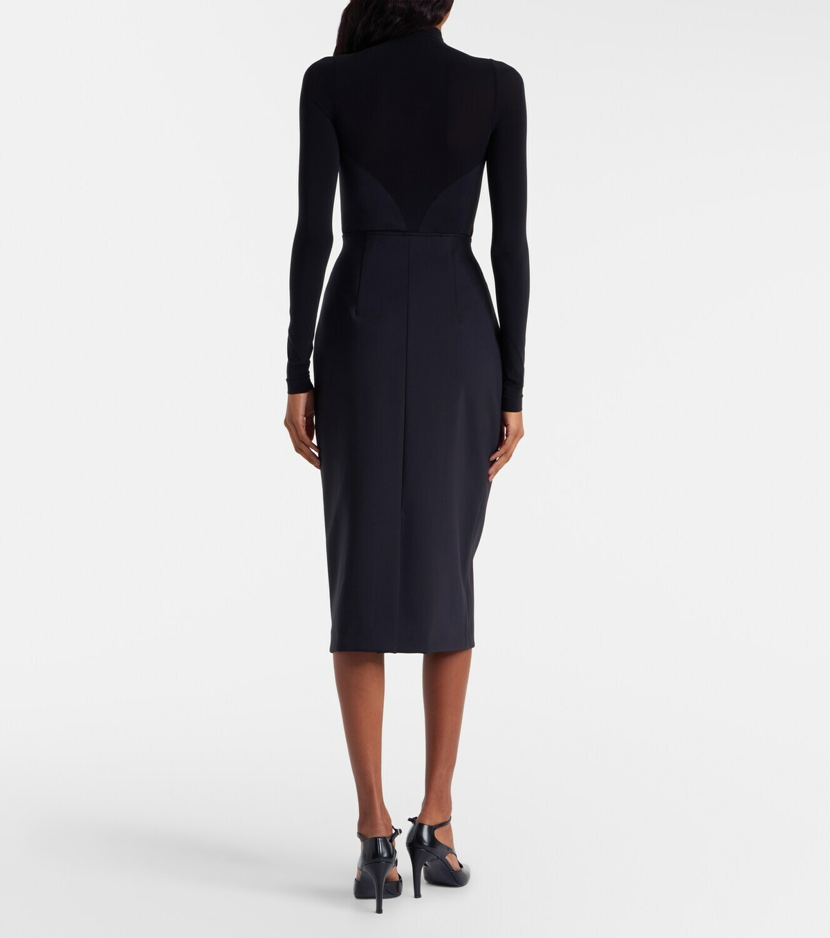 Wolford Midnight Grace high-rise jersey pencil skirt
