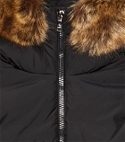 Moncler Enfant - New Byron faux fur-trimmed down jacket