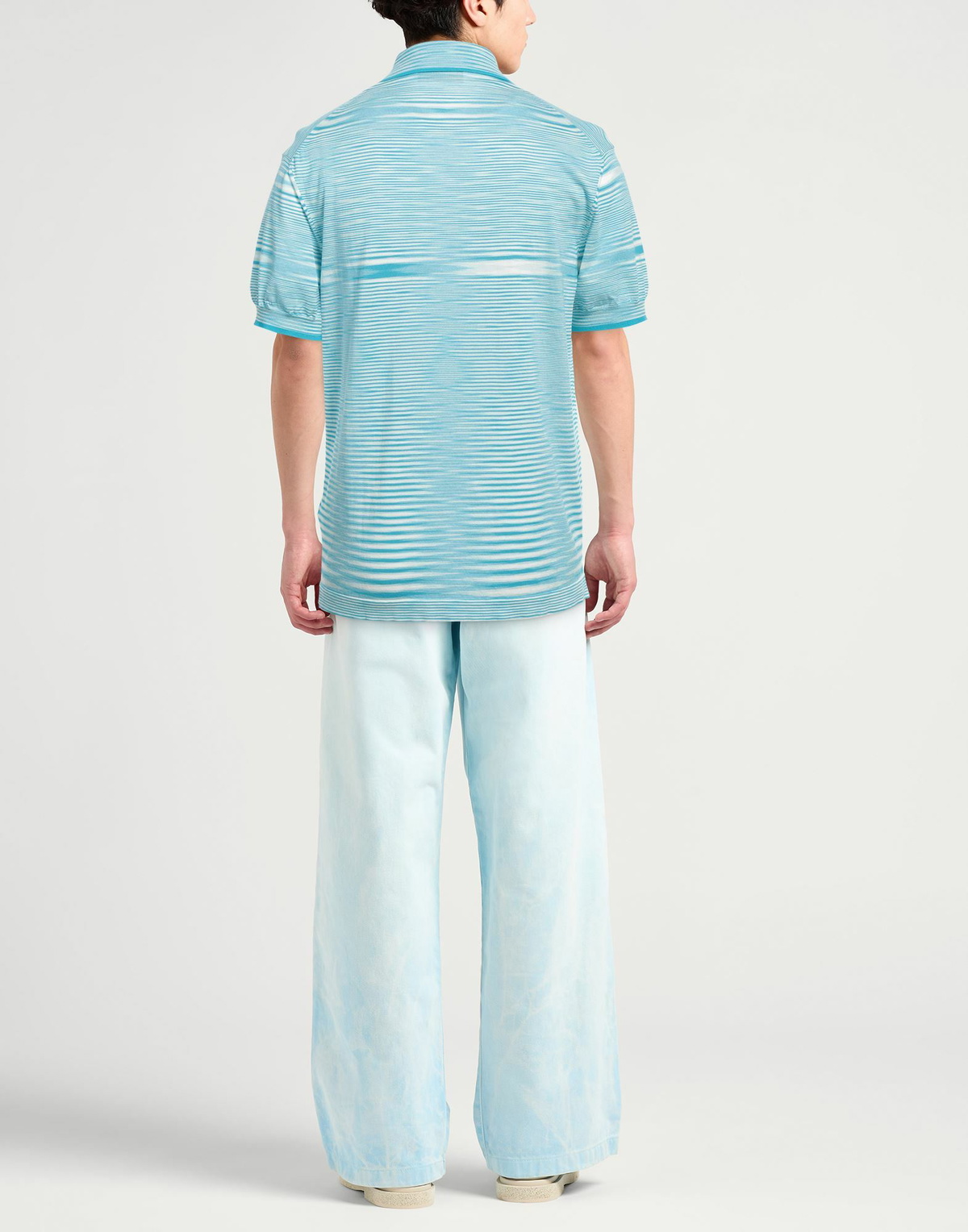 Missoni Mens Polo shirt Turquoise